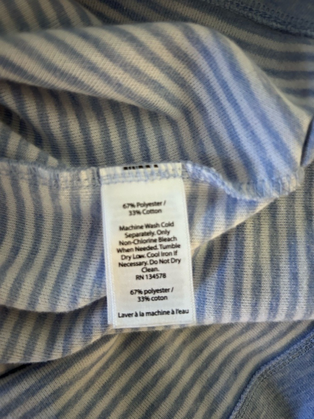 Vineyard Vines Heathered Sky Blue Cowl-Neck Pullover size XS - Picture 7 of 7